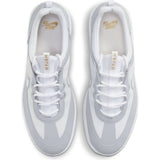 Nike SB Nyjah Free 2.0 Skate Shoes - Sky Grey/White-Sky Grey-Metallic Gold