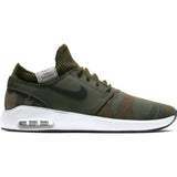 Nike SB Air Max Janoski 2 PRM Skate Shoes - Iguana/Black-Cargo Khaki-Desert Ore UK 7