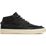 Nike SB Zoom Janoski Mid Crafted Skate Shoes - Black/Black-Golden Beige-Team Gold