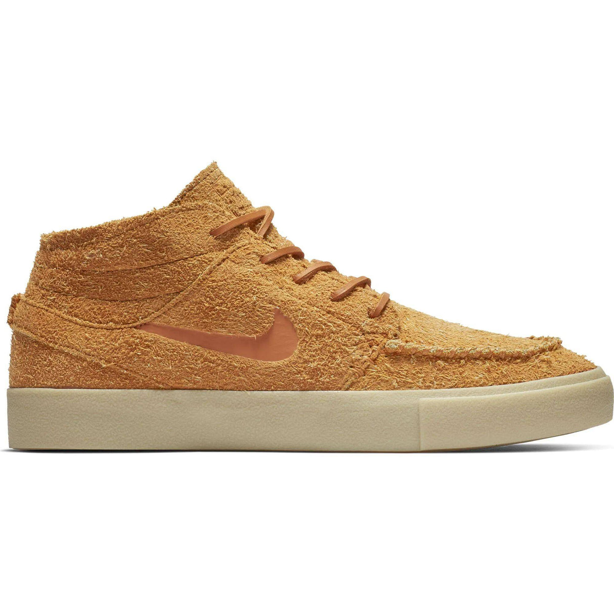Nike SB Zoom Janoski Mid Crafted Skate Shoes - Cinder Orange/Cinder Orange-Team Gold