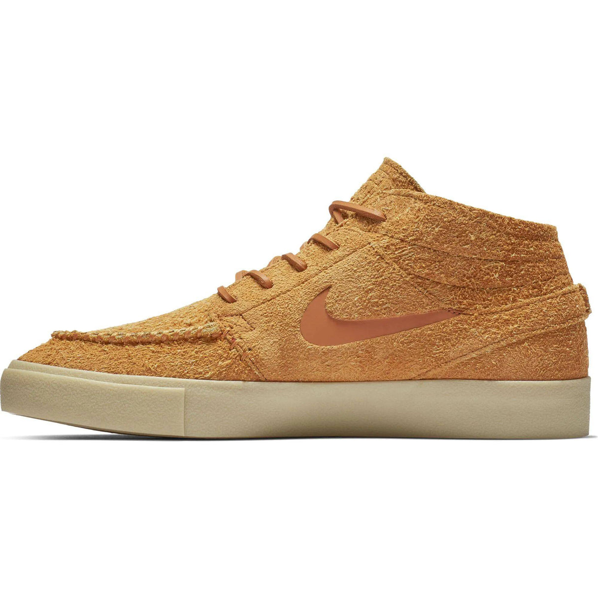 Nike SB Zoom Janoski Mid Crafted Skate Shoes - Cinder Orange/Cinder Orange-Team Gold