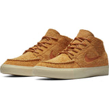 Nike SB Zoom Janoski Mid Crafted Skate Shoes - Cinder Orange/Cinder Orange-Team Gold