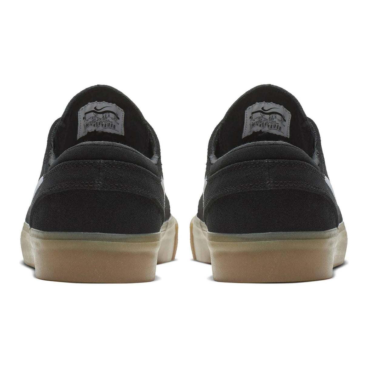 Nike SB Zoom Janoski RM Skate Shoes - Black/White-Black-Gum Light Brown