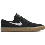 Nike SB Zoom Janoski RM Skate Shoes - Black/White-Black-Gum Light Brown UK 6