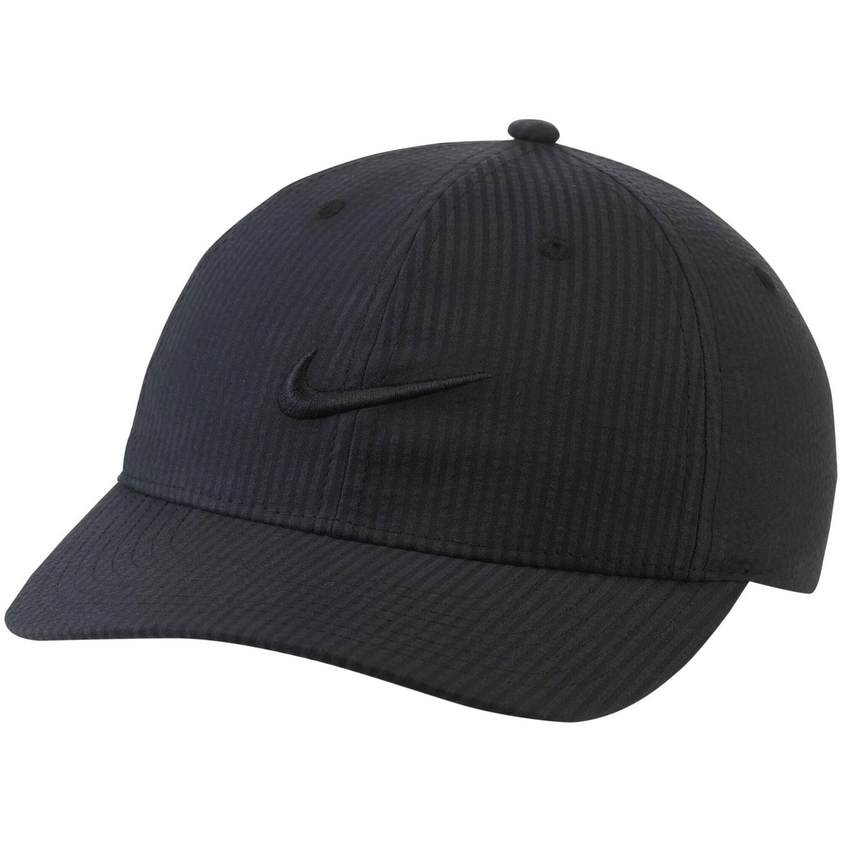 Nike SB Heritage86 Flatbill Seersucker Cap - Black/Black