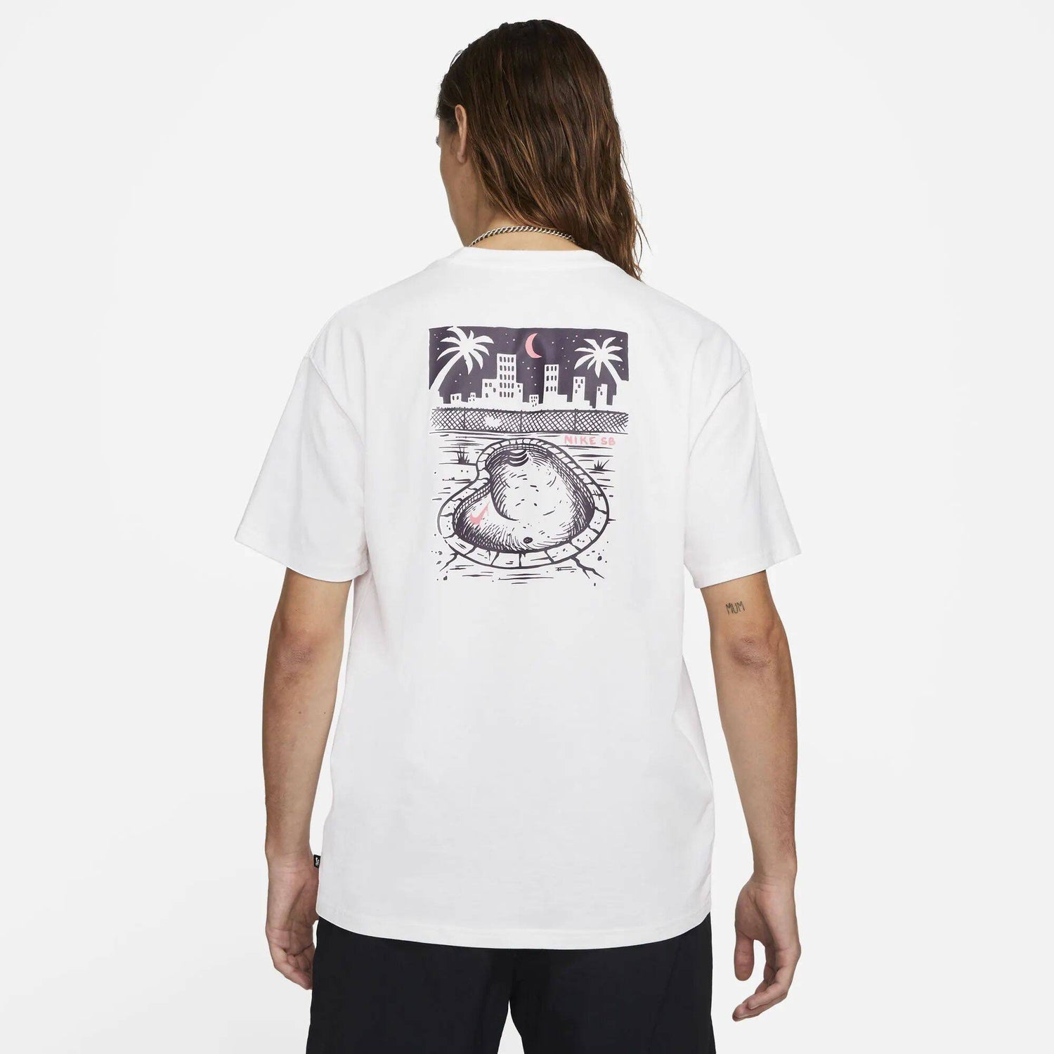Nike SB Midnight T Shirt - White