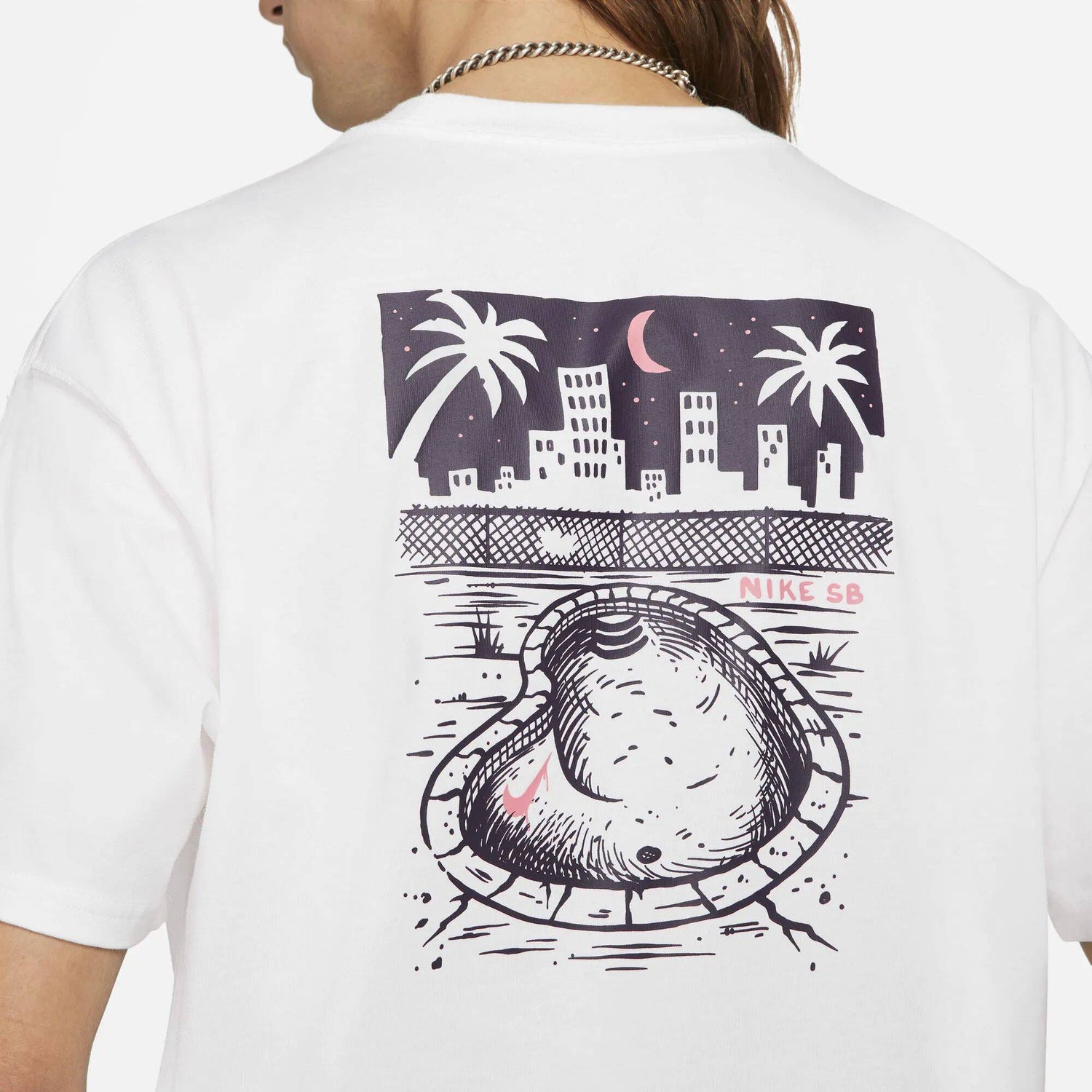 Nike SB Midnight T Shirt - White