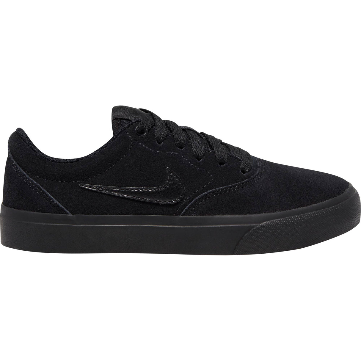 Nike SB Charge Suede (GS) Skate Shoes - Black/Black-Black UK 3