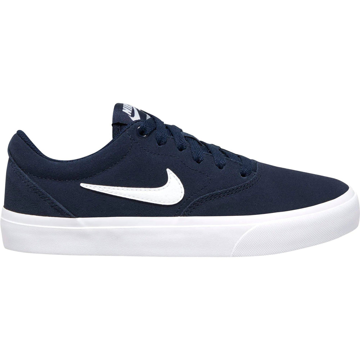 Nike SB Charge Suede (GS) Skate Shoes - Obsidian/White-Obsidian-Black