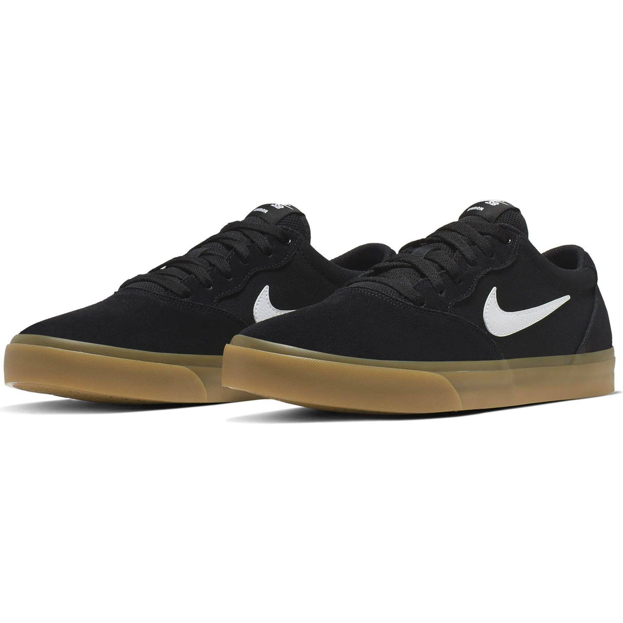 Nike SB Chron SLR Skate Shoes - Black/White-Black-Black