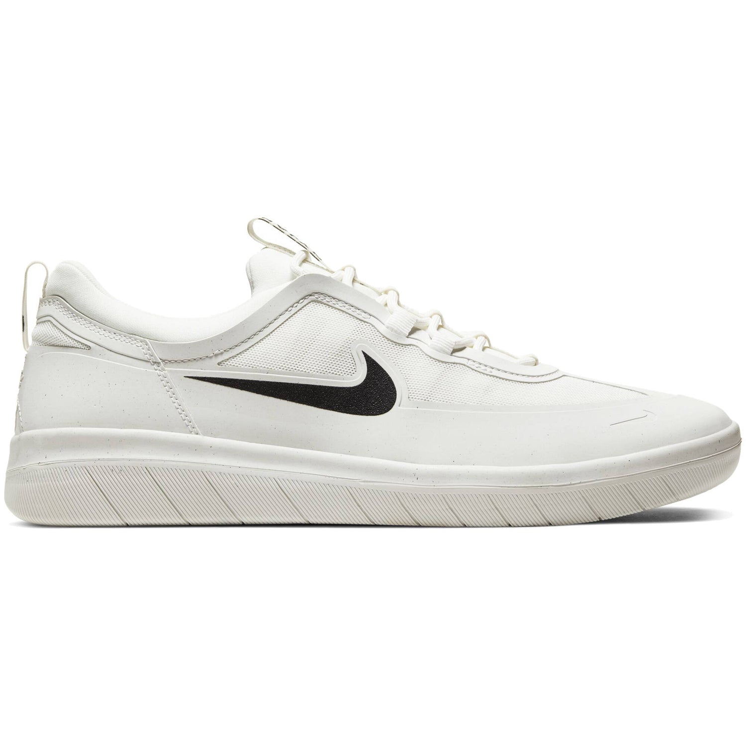 Nike SB Nyjah Free 2.0 Skate Shoes - Summit White/Black-Summit White