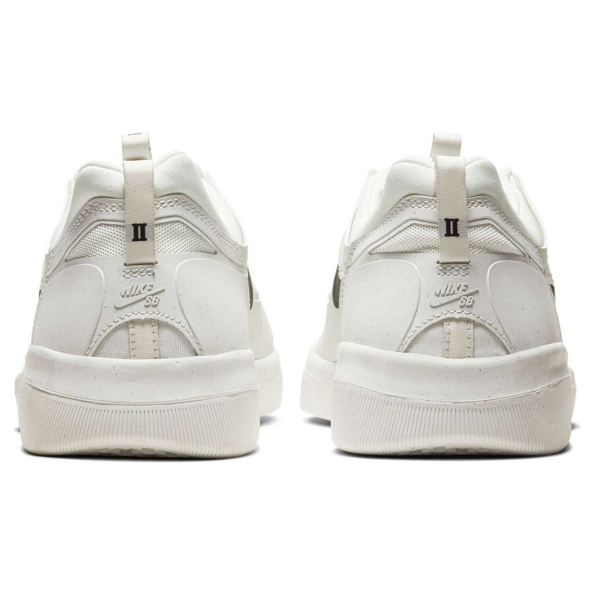 Nike SB Nyjah Free 2.0 Skate Shoes - Summit White/Black-Summit White