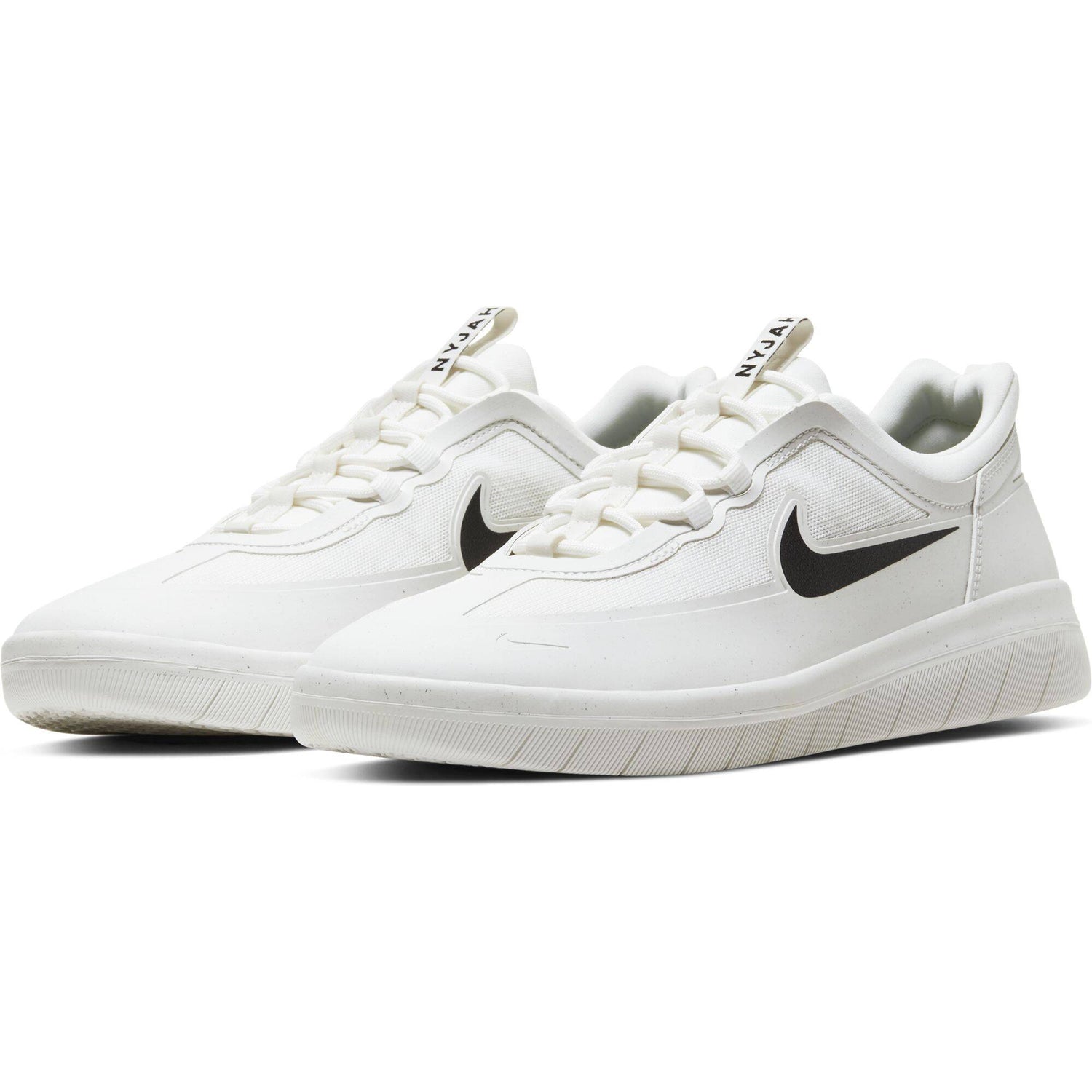 Nike SB Nyjah Free 2.0 Skate Shoes - Summit White/Black-Summit White