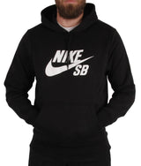 Nike SB Icon Hoodie - Black/White