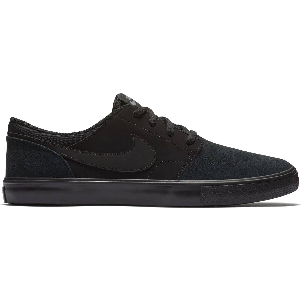 Nike SB Portmore II Solar Skate Shoes - Black/Black