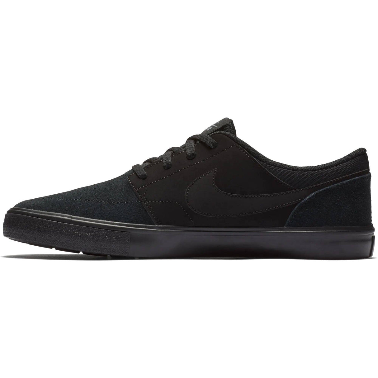 Nike SB Portmore II Solar Skate Shoes - Black/Black