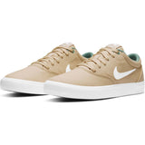 Nike SB Charge Canvas Skate Shoes - Sesame/White-Healing Jade-White