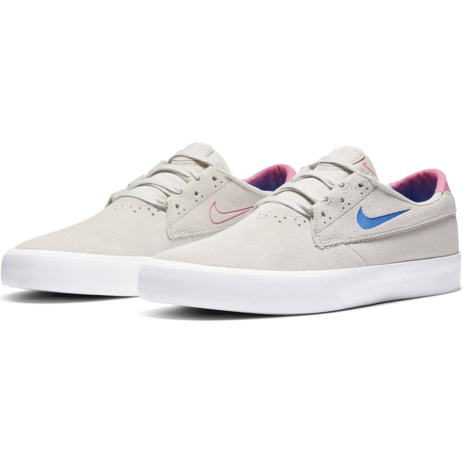 Nike SB Shane (Olympic Pack Raw Kenetic) Skate Shoes - Summit White/Racer Blue-Pink Blast UK 7