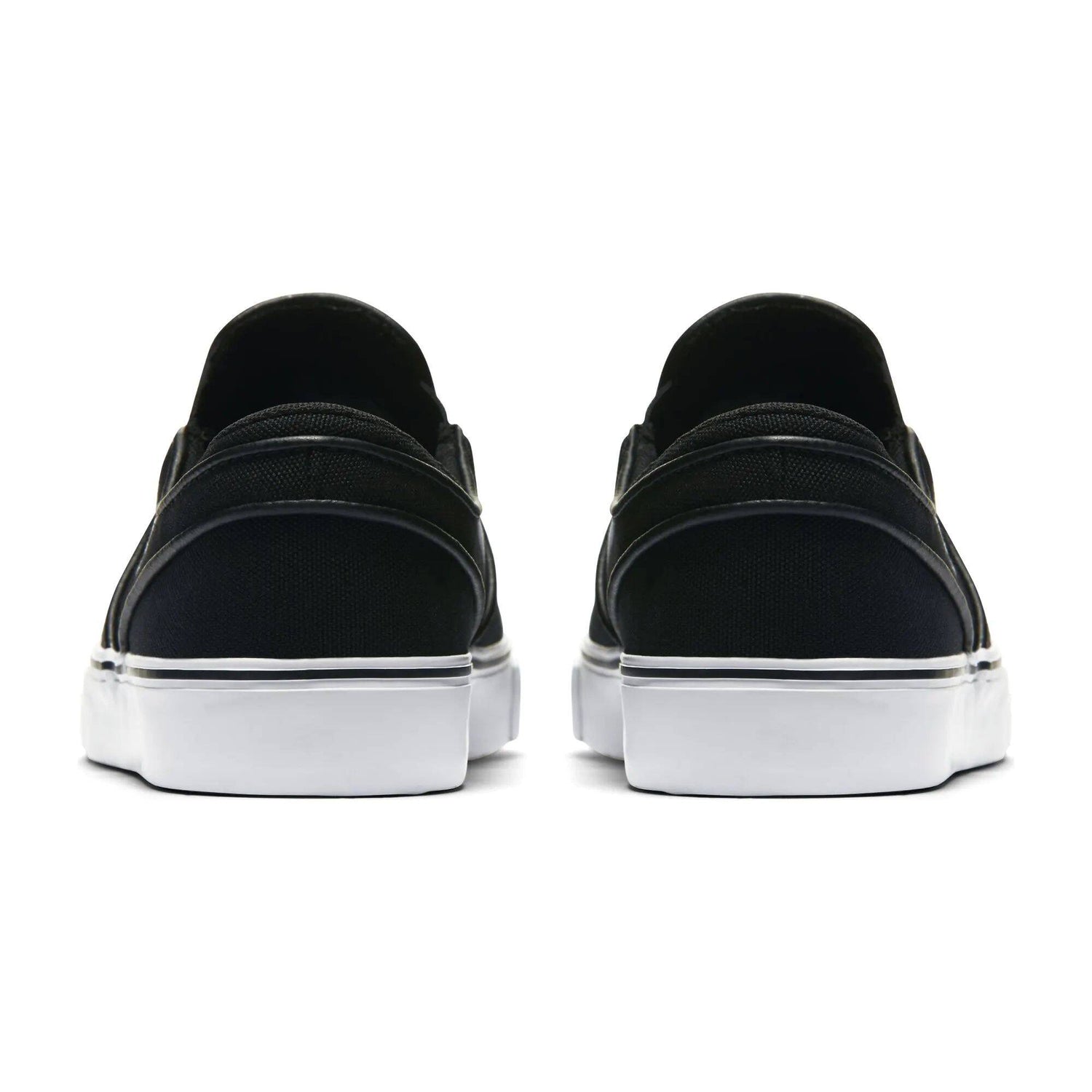 Nike SB Stefan Janoski Canvas Slip-On (GS) Kids Skate Shoes - Black/White