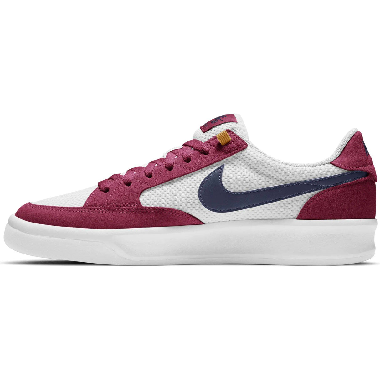 Nike SB Adversary Skate Shoes - Pomegranate/Midnight Navy-Pollen-White