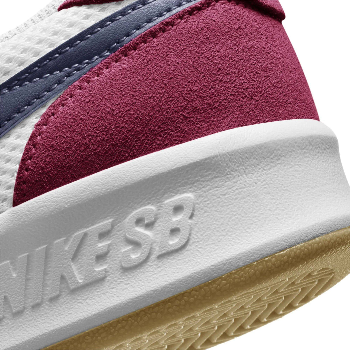 Nike SB Adversary Skate Shoes - Pomegranate/Midnight Navy-Pollen-White