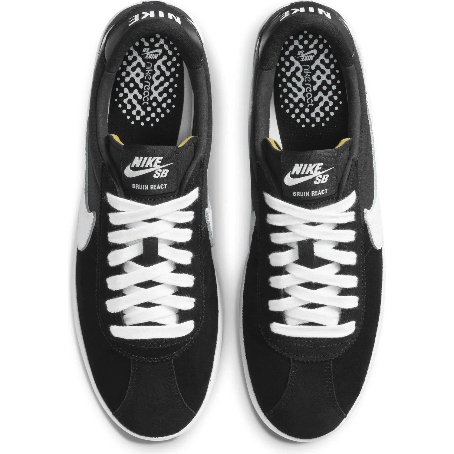 Nike SB Bruin React Skate Shoes - Black/White-Black-Anthracite