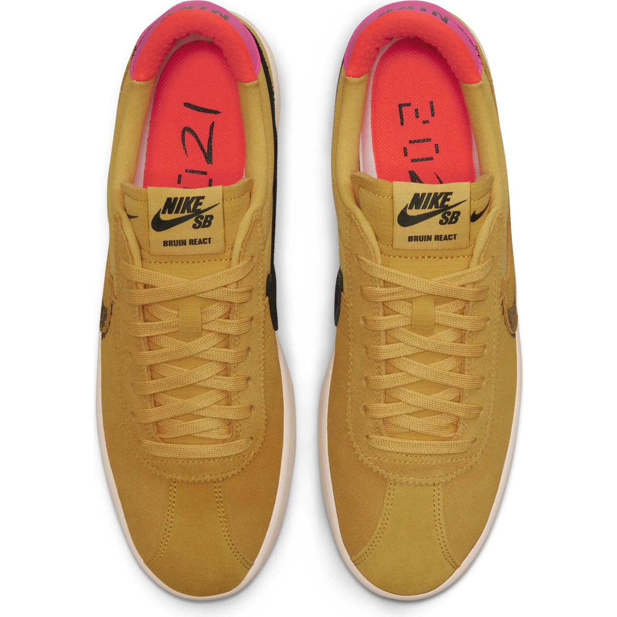 Nike SB Bruin React T Skate Shoes - Pollen/Black-Pale Coral
