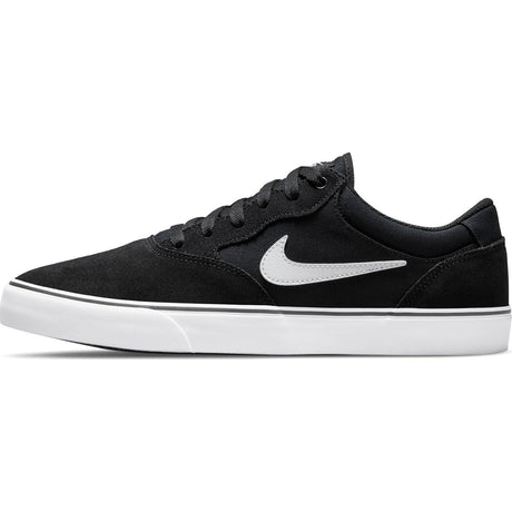 Nike SB Chron 2 Skate Shoes - Black/White-Black