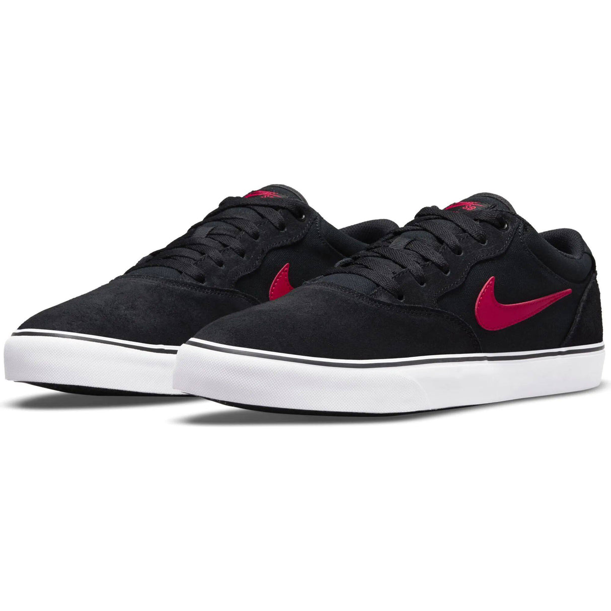 Nike SB Chron 2 Skate Shoes - Black/University Red-Black-White