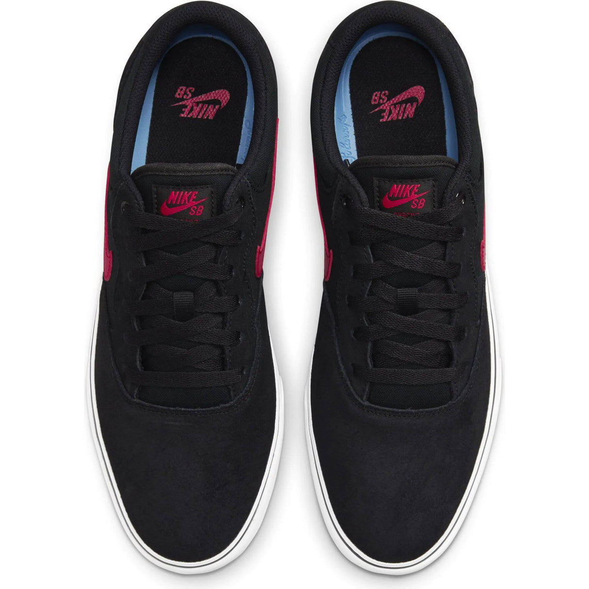Nike SB Chron 2 Skate Shoes - Black/University Red-Black-White