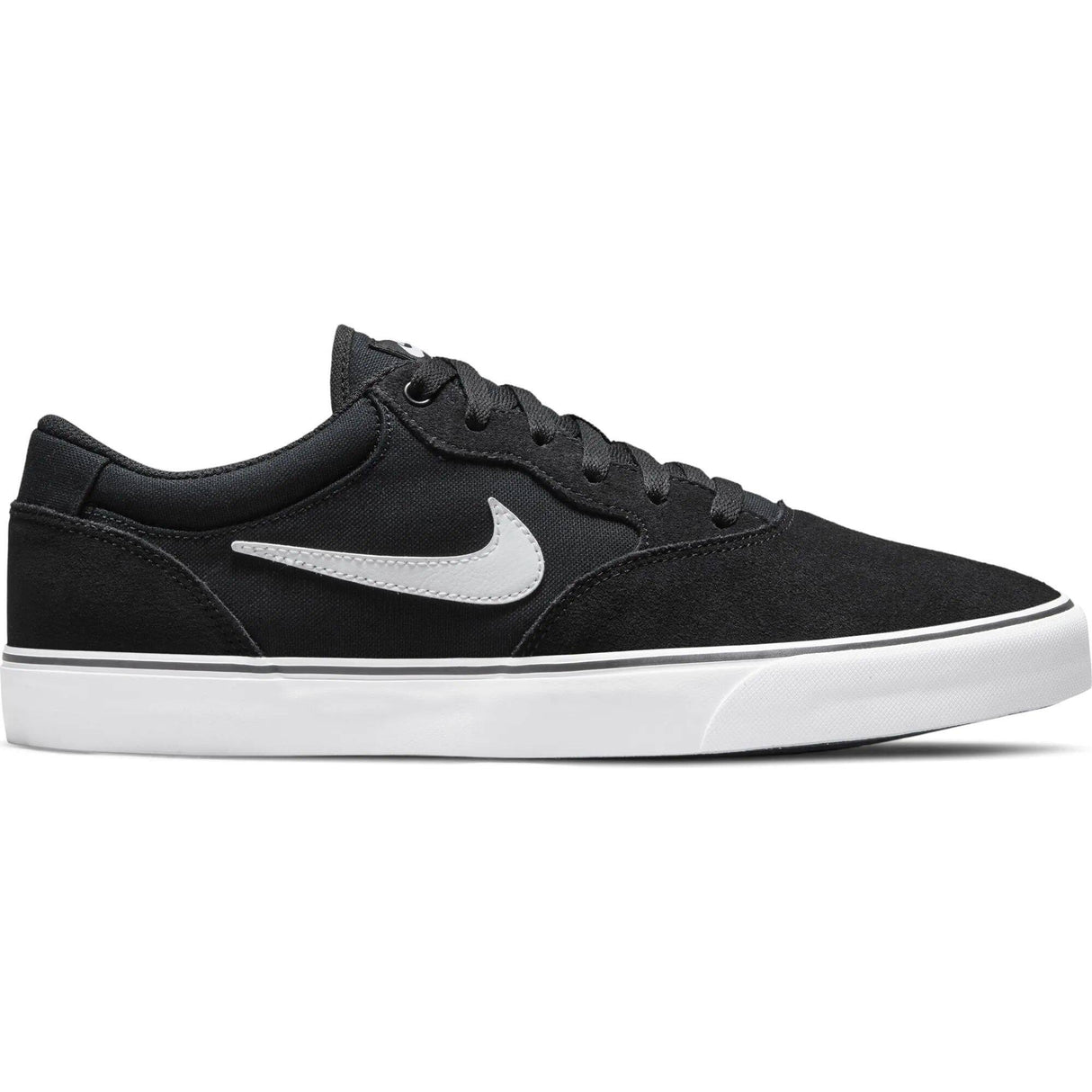 Nike SB Chron 2 Skate Shoes - Black/White-Black
