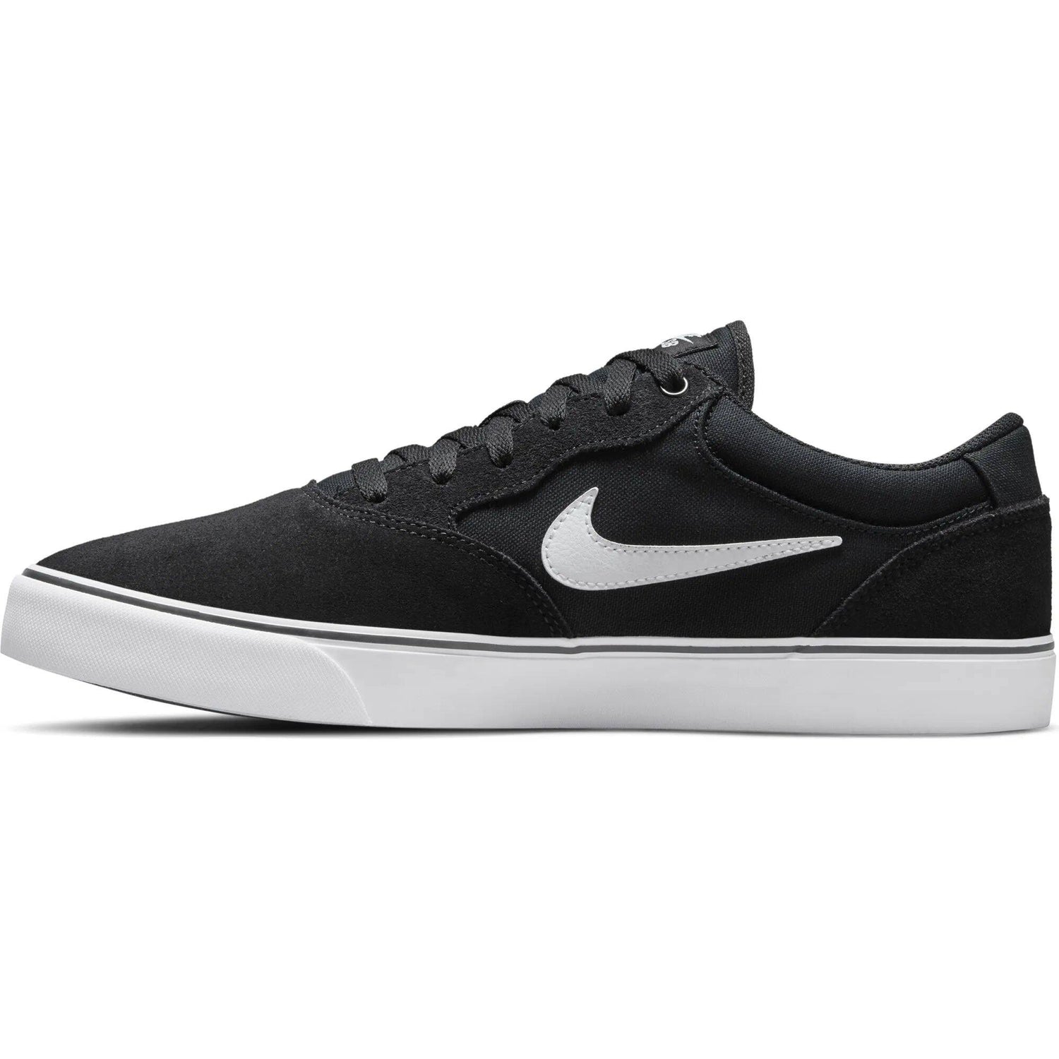 Nike SB Chron 2 Skate Shoes - Black/White-Black