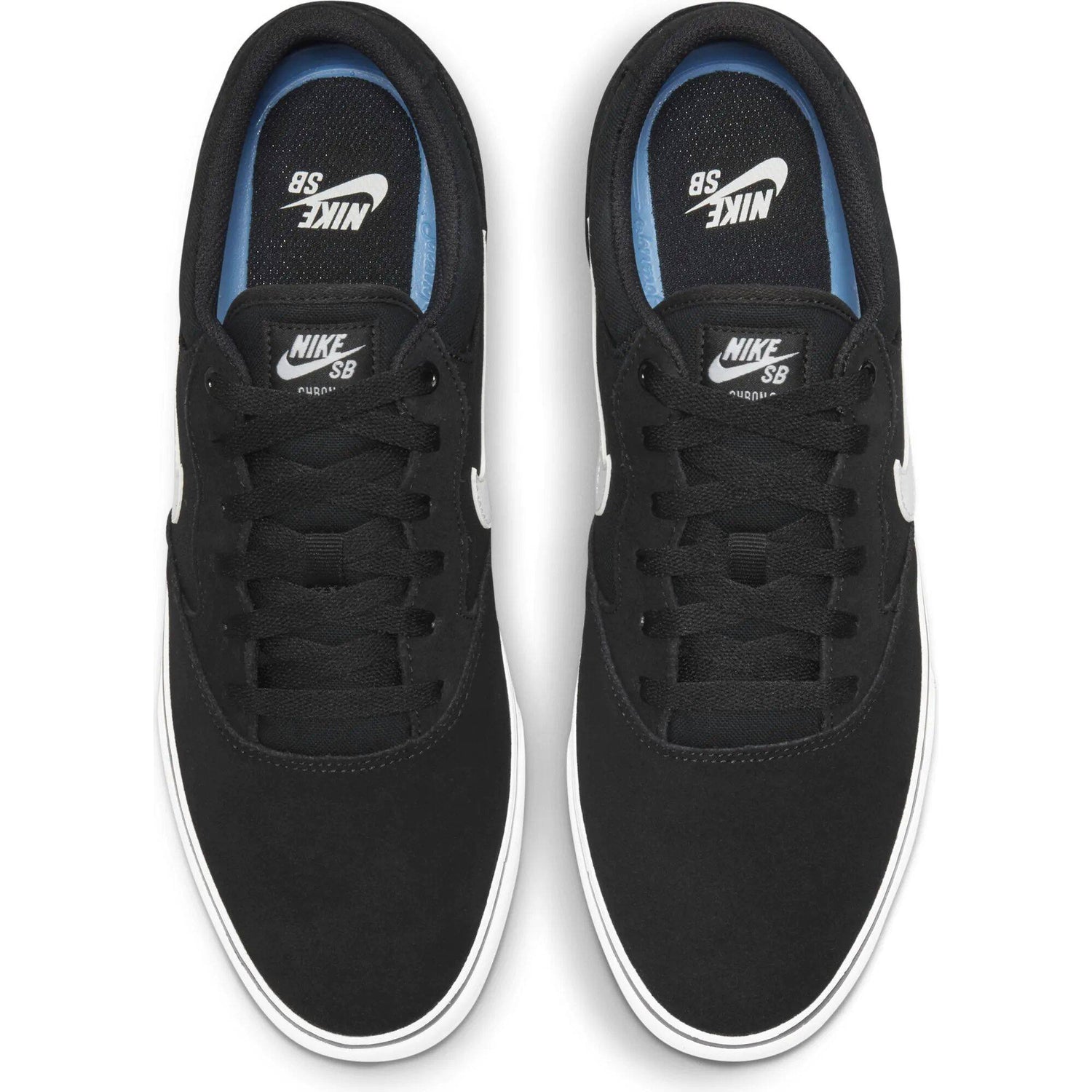 Nike SB Chron 2 Skate Shoes - Black/White-Black