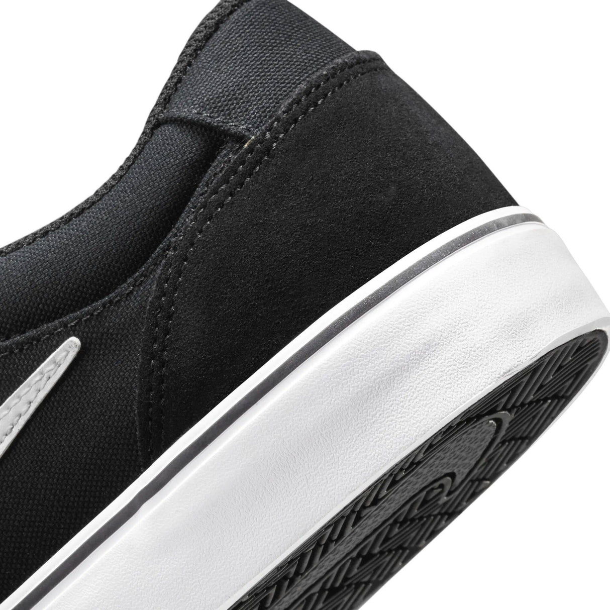 Nike SB Chron 2 Skate Shoes - Black/White-Black