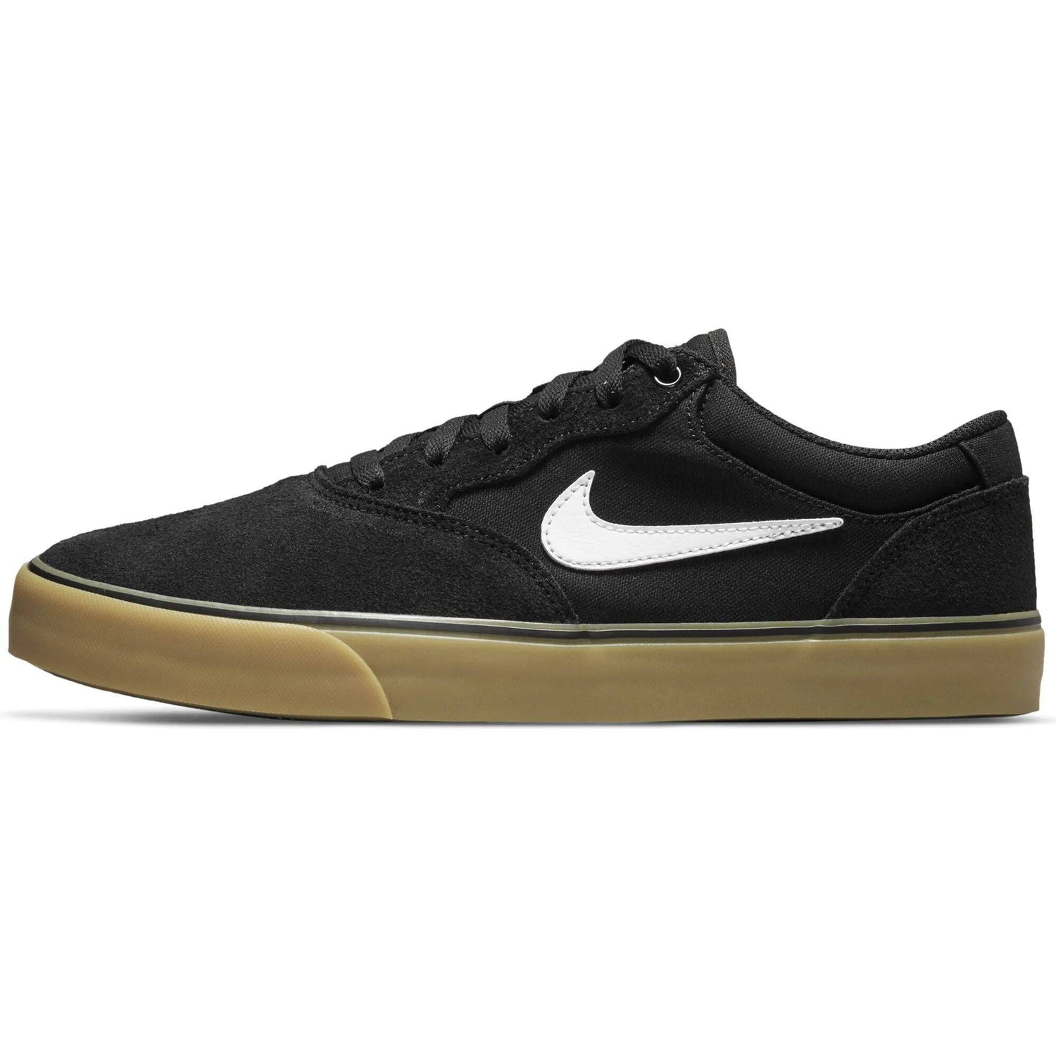 Nike SB Chron 2 Skate Shoes - Black/White-Black-Gum Light Brown