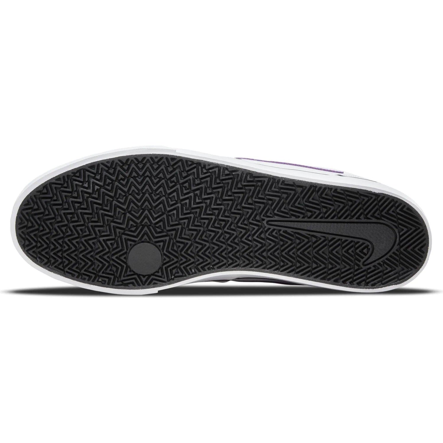 Nike SB Chron 2 Canvas Skate Shoes - White/Lilac-White-Black