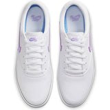 Nike SB Chron 2 Canvas Skate Shoes - White/Lilac-White-Black