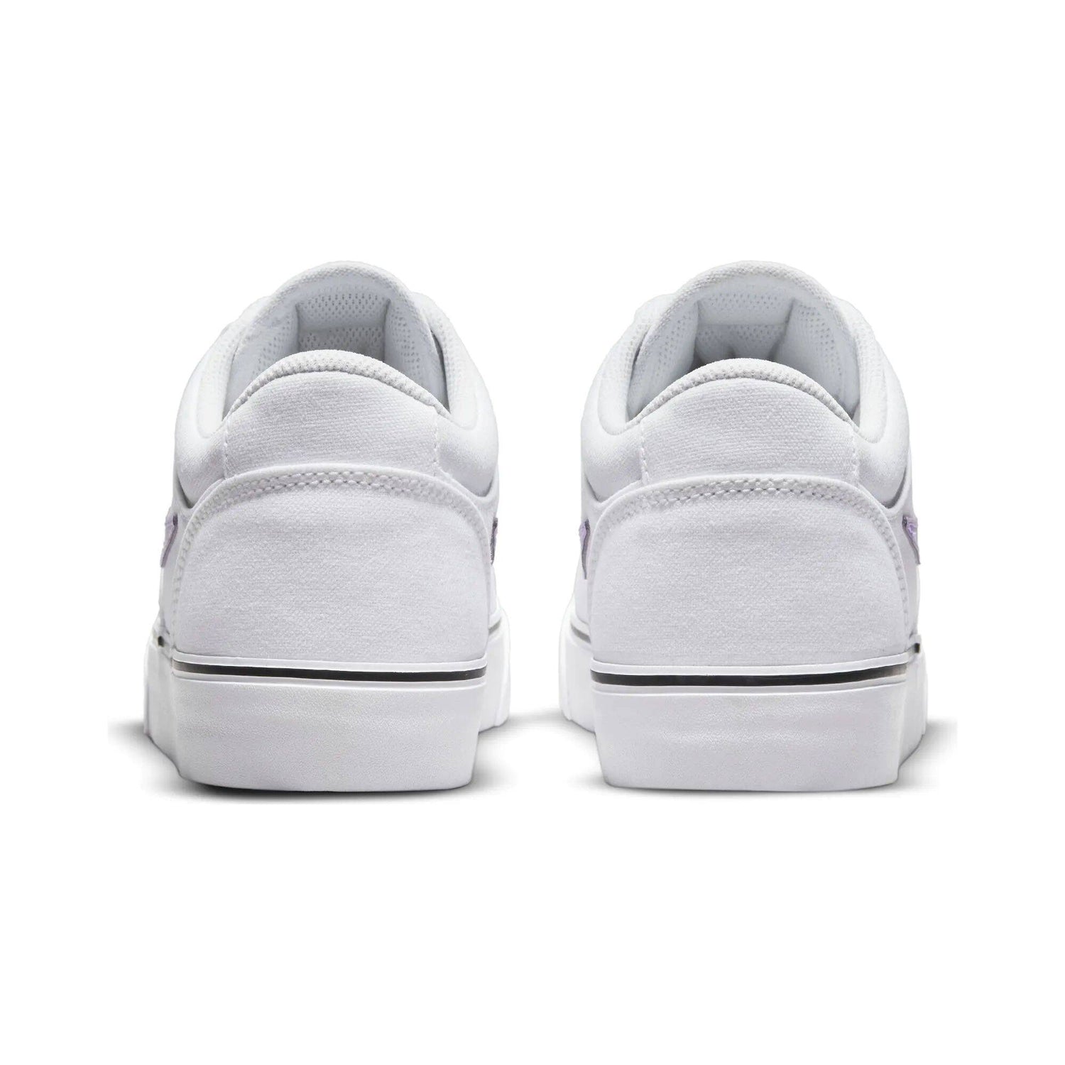 Nike SB Chron 2 Canvas Skate Shoes - White/Lilac-White-Black