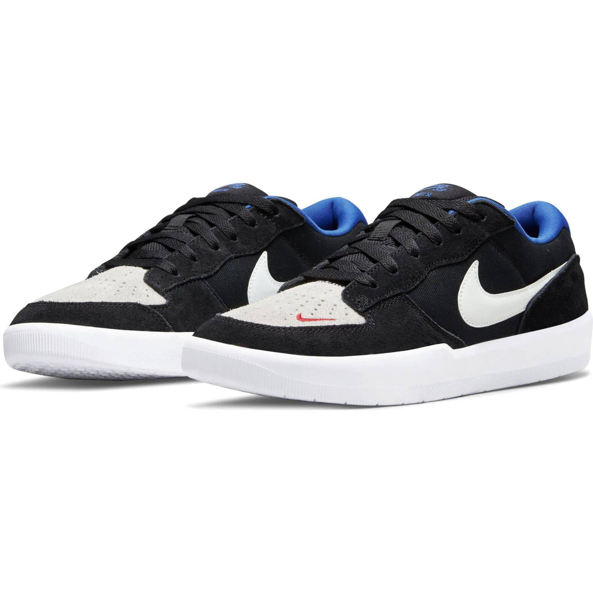 Nike SB Force 58 Skate Shoes - Black/Photon Dust-Sport Royal