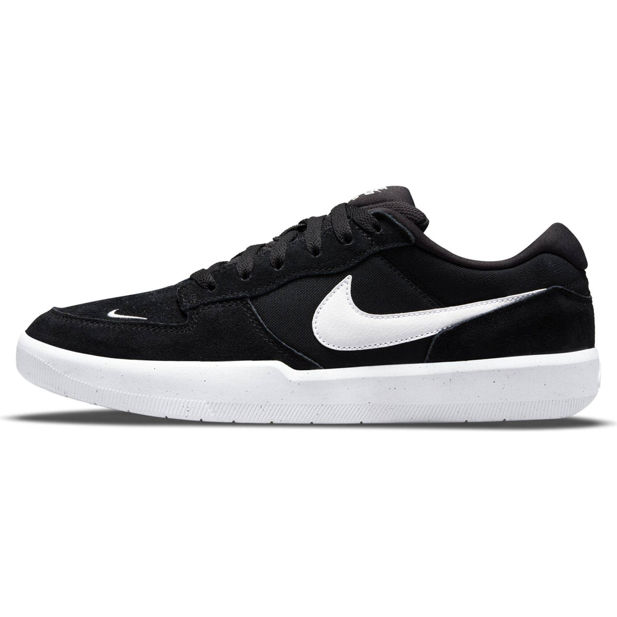 Nike SB Force 58 Skate Shoes - Black/White-Black