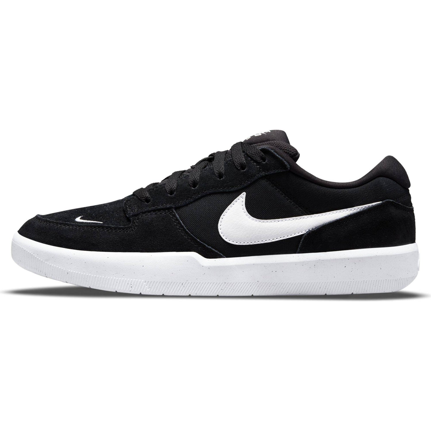 Nike SB Force 58 Skate Shoes - Black/White-Black
