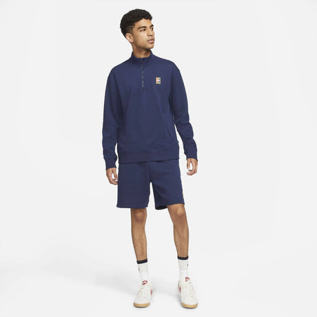 Nike SB GFX Graphic 1/2 Zip Up - Midnight Navy/Midnight Navy