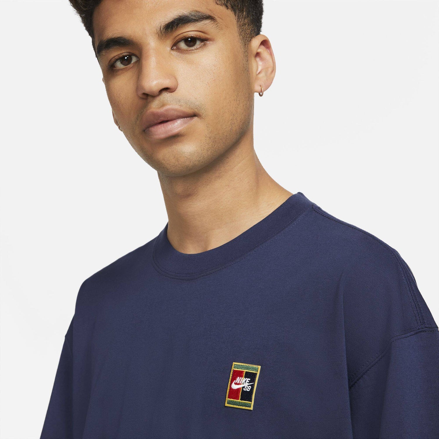 Nike SB Header T Shirt - Midnight Navy