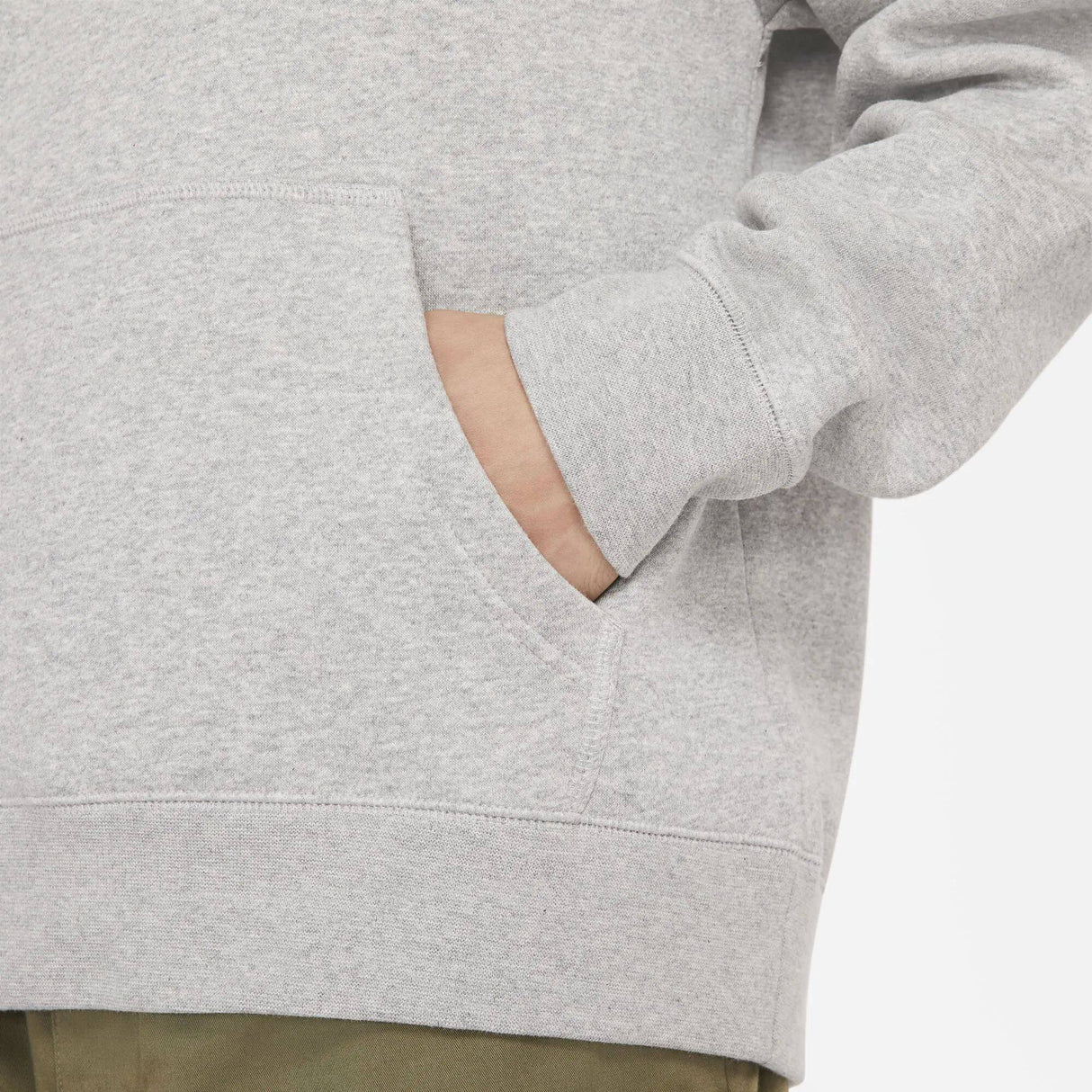 Nike SB Icon Essential Hoodie - Dark Grey Heather/Black