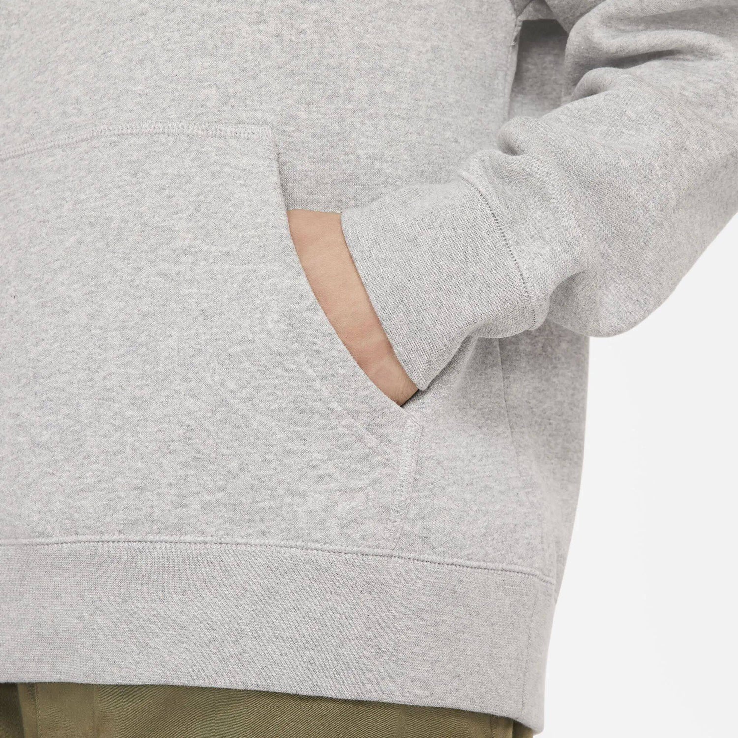 Nike SB Icon Essential Hoodie - Dark Grey Heather/Black
