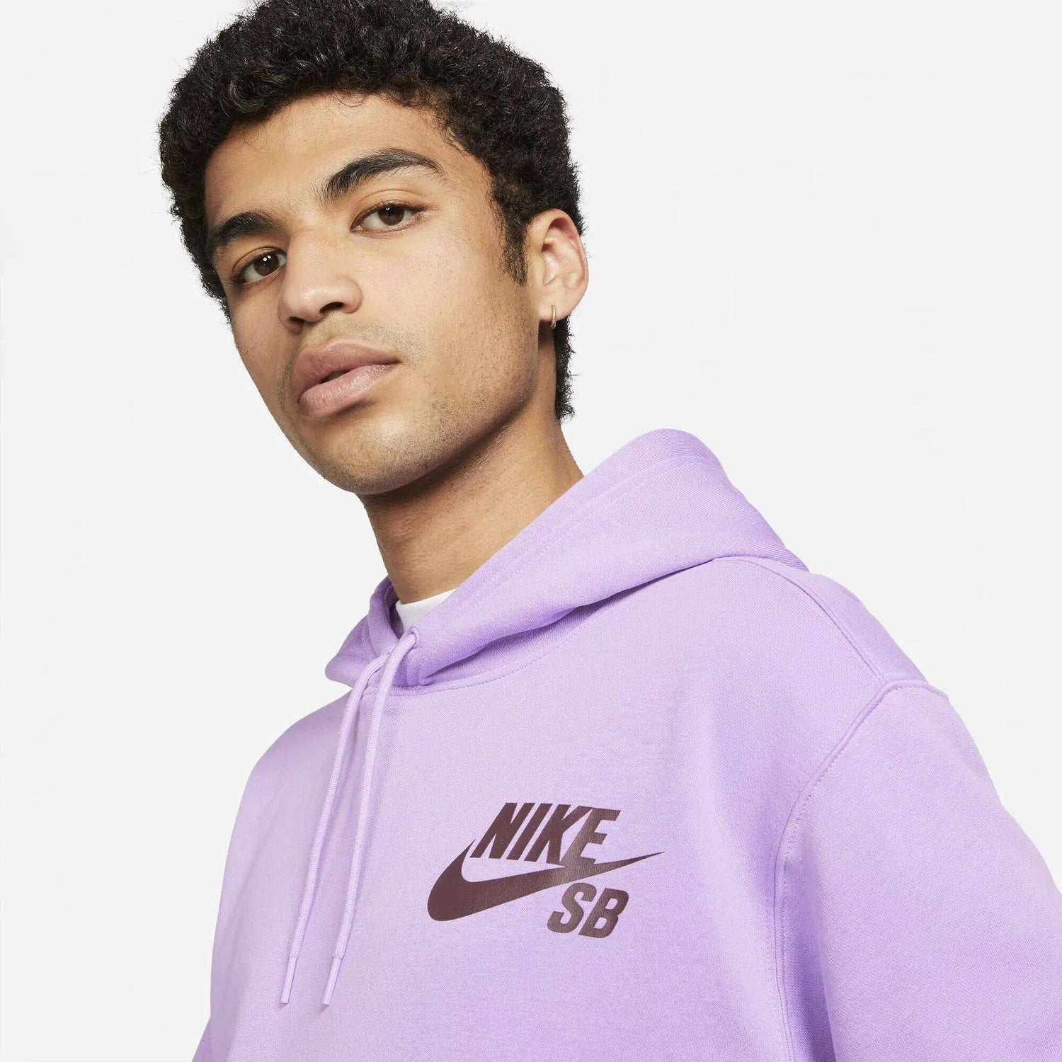 Nike SB Icon Essential Hoodie - Violet Star/Dark Wine