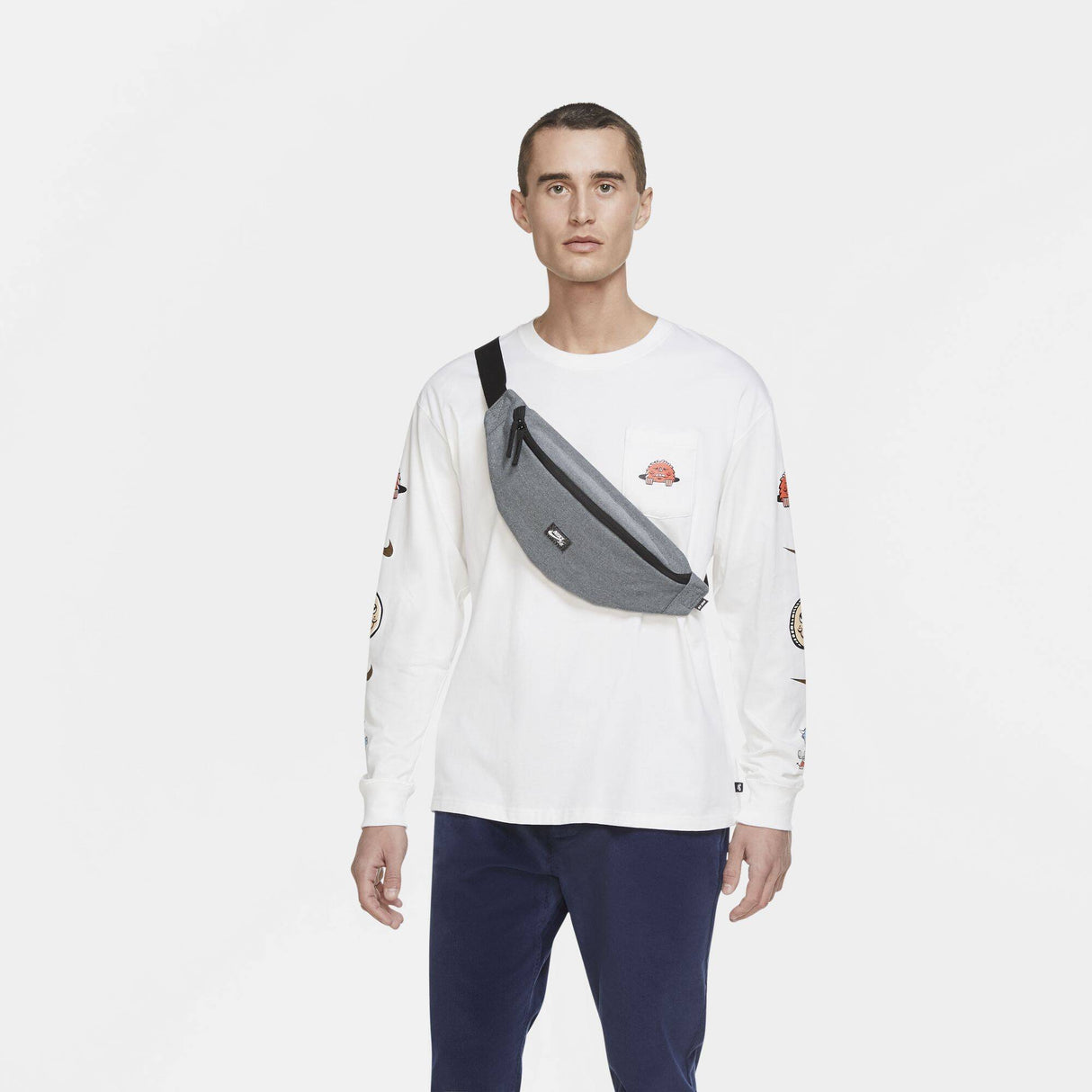 Nike SB Icon Waist Pack - Base Grey/Black/White