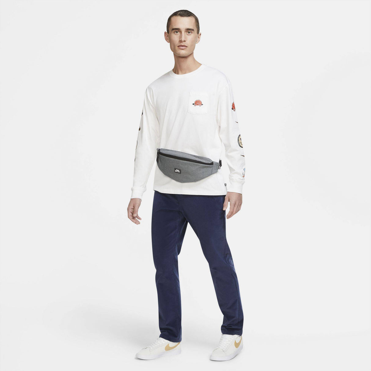 Nike SB Icon Waist Pack - Base Grey/Black/White