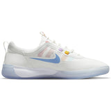 Nike SB Nyjah Free 2 Skate Shoes - Summit White/Coast-Pink Salt-Lilac