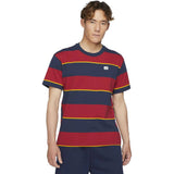Nike SB Striped T Shirt - Midnight Navy